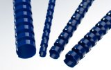 Renz Plastikbinderücken 10 mm 21 Ringe blau, 1 VE = 100 Stück